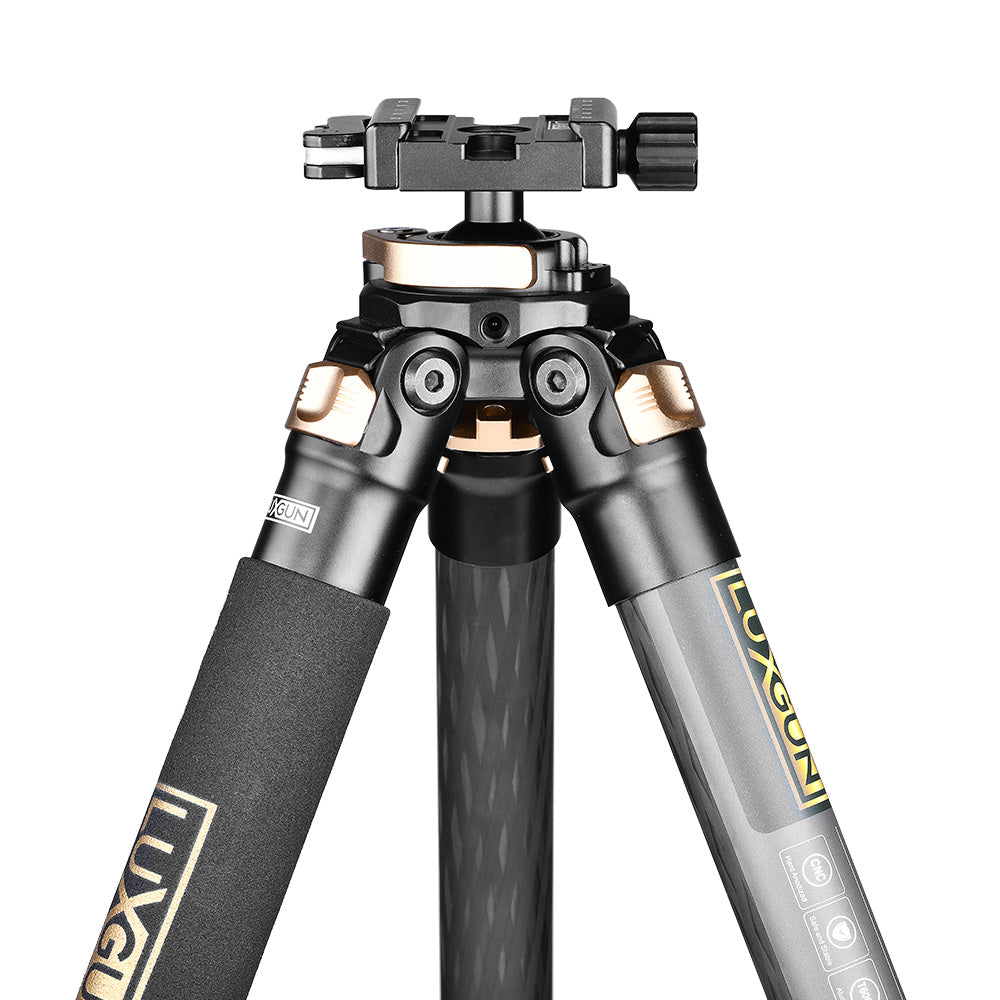 LuxGun HUNT Tripod Kit - 65" Carbon Fiber Tripod