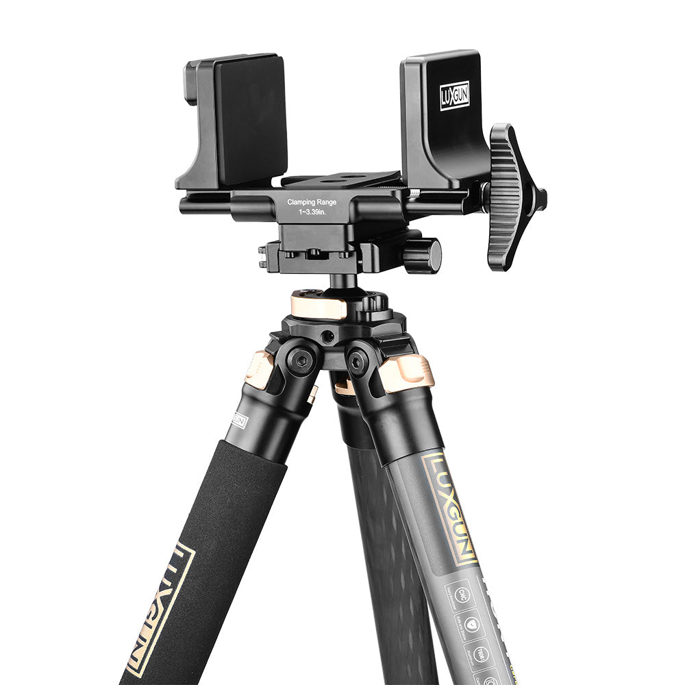 LuxGun HUNT Tripod Kit - 65" Carbon Fiber Tripod