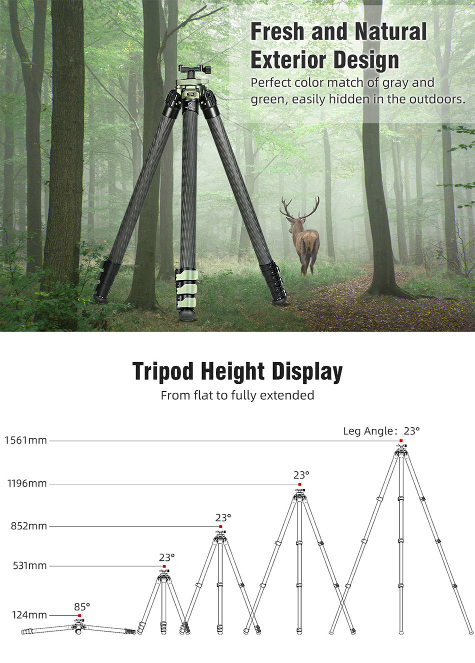 Sunwayfoto TL3240CS Carbon Fiber Tripod